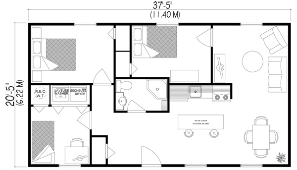 Дом трансформер habitaflex планировка