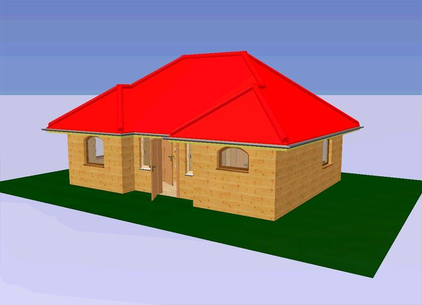 Дом из бытовок крыша